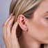 Rainbow Supernova | .925 Sterling Silver | Galaxy Glass Mini Stud Earrings